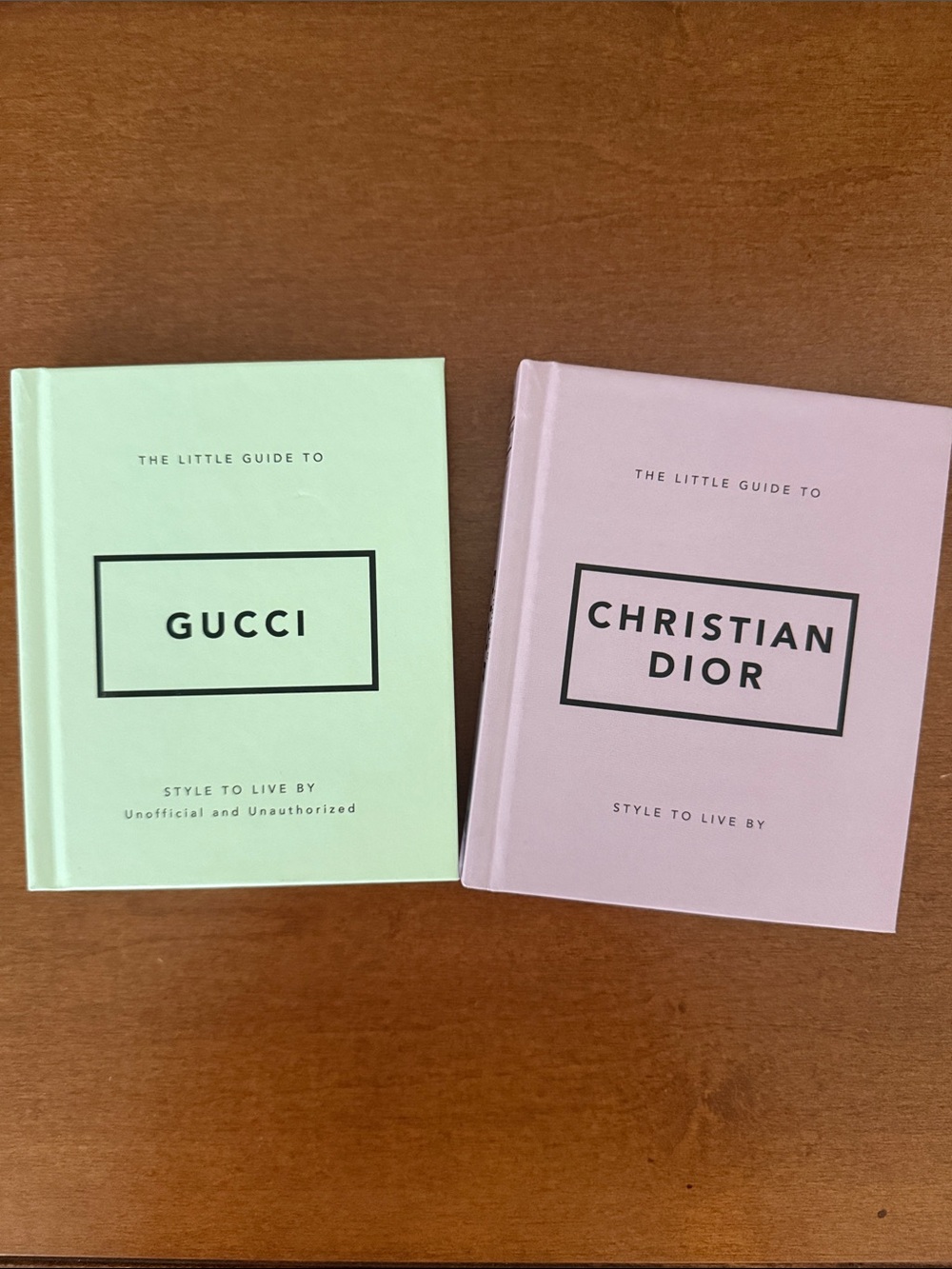 Gucci + Christian Dior Little Guide Fashion Books Set of 2 New
